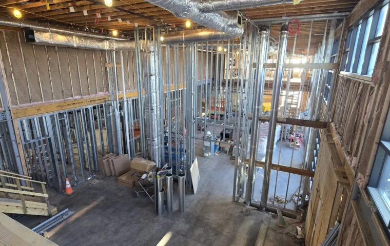 Hilltop Framing Underway